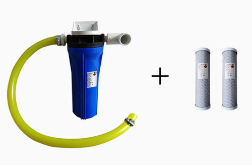 Active carbon bathing filter + 2 sets of extra cartridges